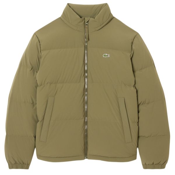 Lacoste Hooded Down Puffer Donker Groen