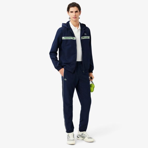 Lacoste Logo Stripe Trainingspak Navy