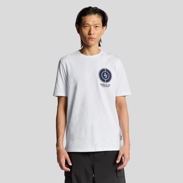Lyle & Scott Born In The Borders T-shirt Wit