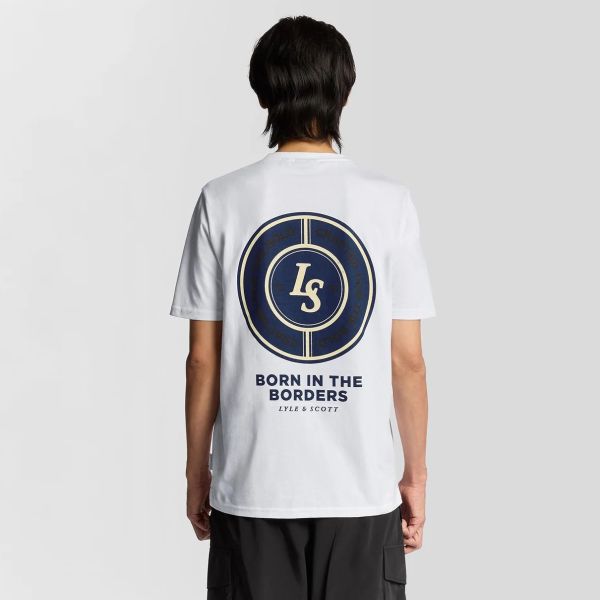 Lyle & Scott Born In The Borders T-shirt Wit