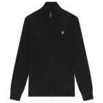 Lyle & Scott Lambswool Blend Vest Zwart