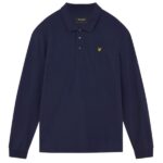 Lyle & Scott Longsleeve Polo Navy
