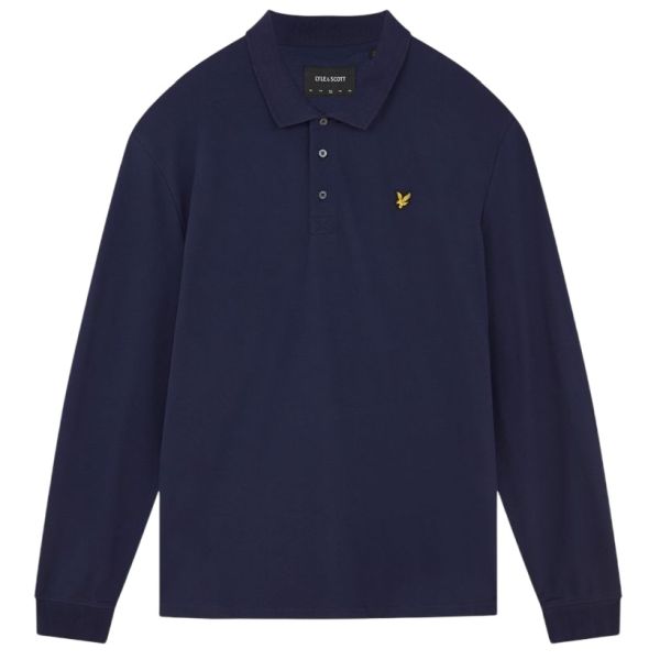 Lyle & Scott Longsleeve Polo Navy