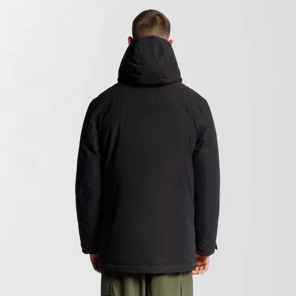 Lyle & Scott Membrane Parka Zwart