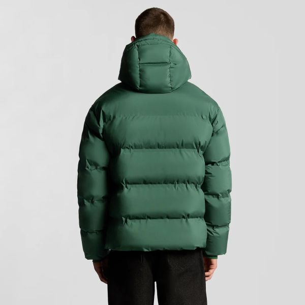 Lyle & Scott Welded Puffer Donker Groen