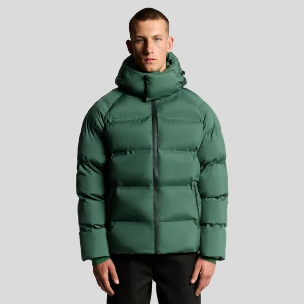 Lyle & Scott Welded Puffer Donker Groen