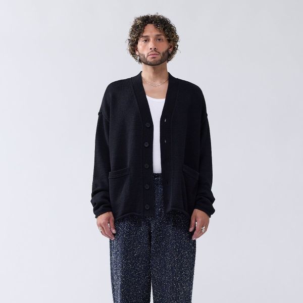 New Amsterdam Surf Association Logo Cardigan Zwart