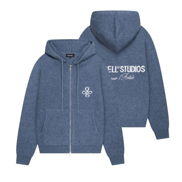 Quotrell Calvin Knitted Vest Blauw