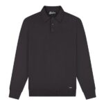 Malelions Knitted Longsleeve Polo Bruin