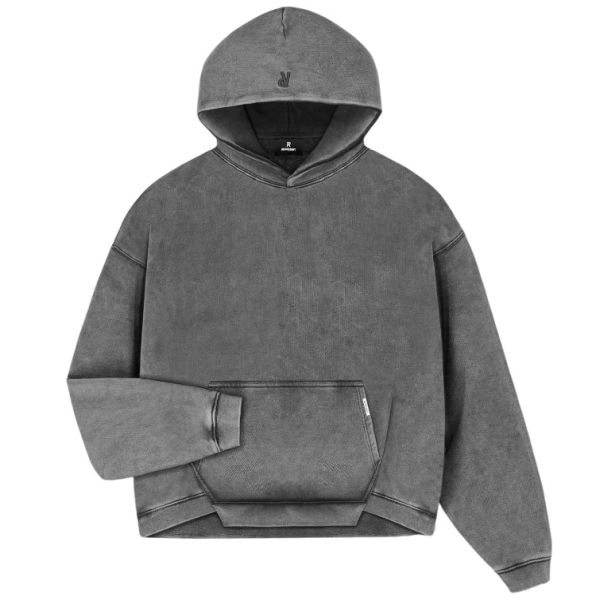 Represent Initial Boxy Hoodie Antraciet