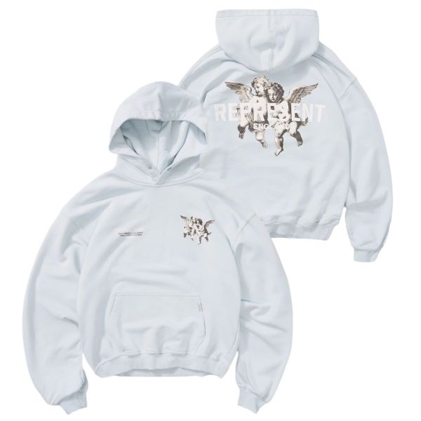 Represent Legacy Cherubs Hoodie Licht Blauw