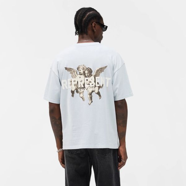 Represent Legacy Cherubs T-shirt Licht Blauw