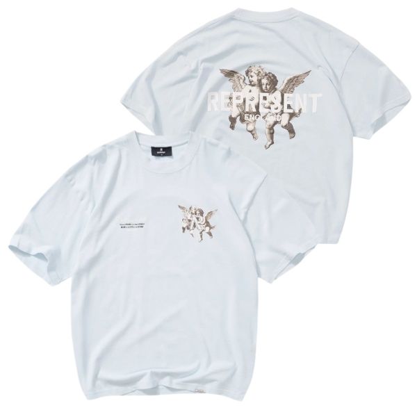 Represent Legacy Cherubs T-shirt Licht Blauw