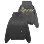Represent Owners Club Script Hoodie Antraciet