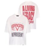Represent Reversible Living Legacy Falcon T-shirt Off White