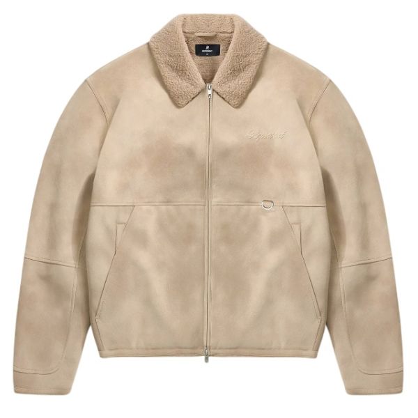 Represent Shearling Jack Beige
