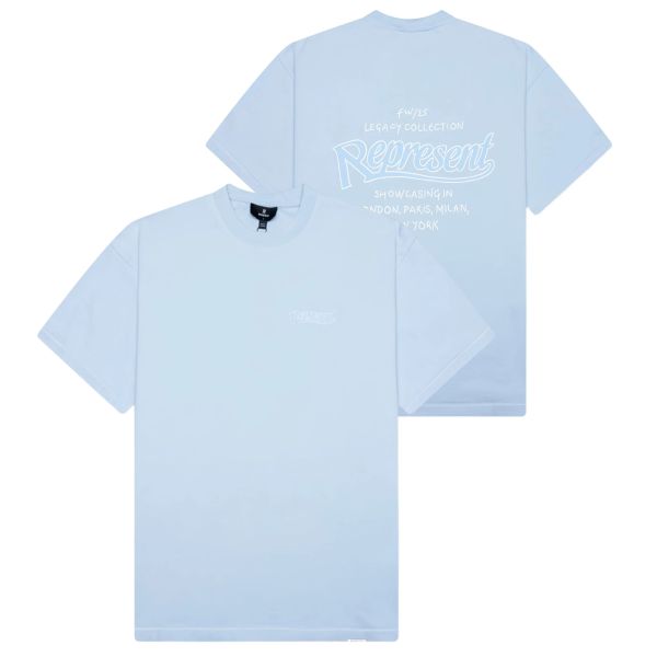 Represent Showcasing T-shirt Licht Blauw