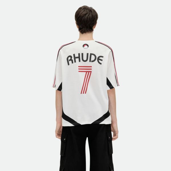 Rhude Lundun Soccer Jersey Wit
