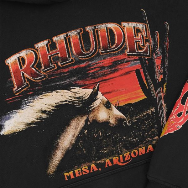 Rhude Mesa Stallion Hoodie Zwart