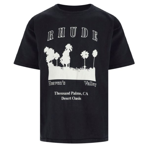 Rhude Thousand Palms T-shirt Zwart