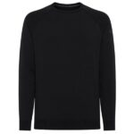Roberto Ricci Designs Amos Round Knit Sweater Zwart