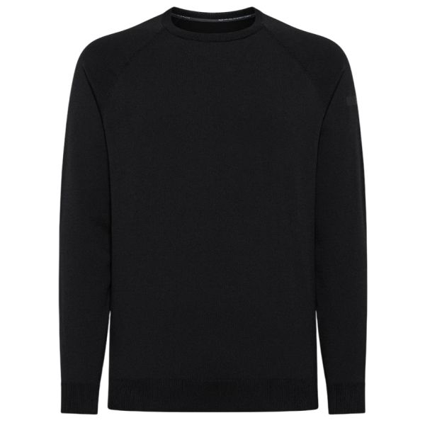 Roberto Ricci Designs Amos Round Knit Sweater Zwart