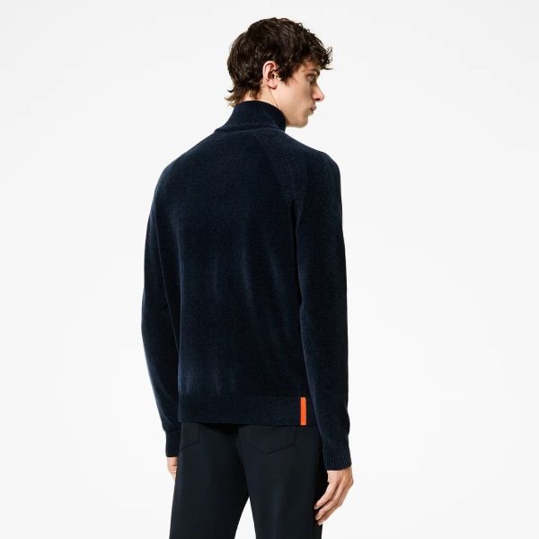 Roberto Ricci Designs Velvet Knit Vest Navy