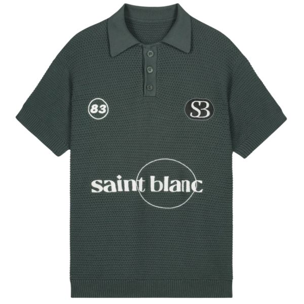 Saint Blanc 83 Knitted Polo Donker Blauw