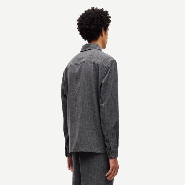 Samsøe Samsøe Sacastor Overshirt Grijs
