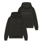 Croyez Stamp Hoodie Donker groen