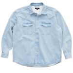 Tenue Brando Miner Overshirt Licht Blauw