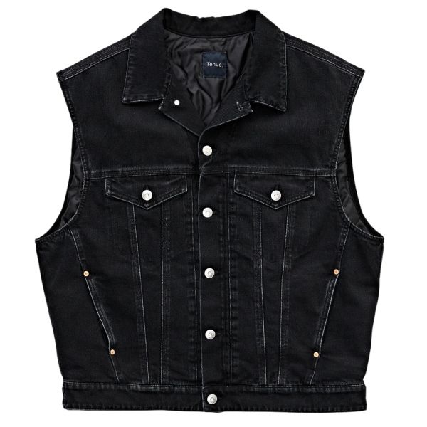 Tenue Sleeveless Hopper Vest Zwart