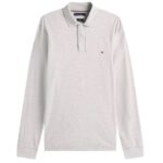 Tommy Hilfiger Liquid Cotton Longsleeve Polo Grijs