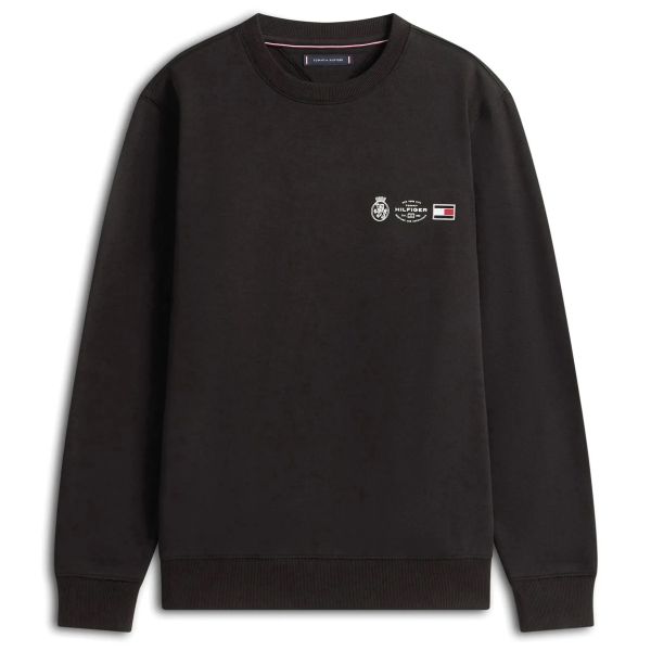Tommy Hilfiger Small Crest Outline Sweater Zwart