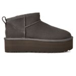 UGG Classic Ultra Mini Platform Laars Antraciet