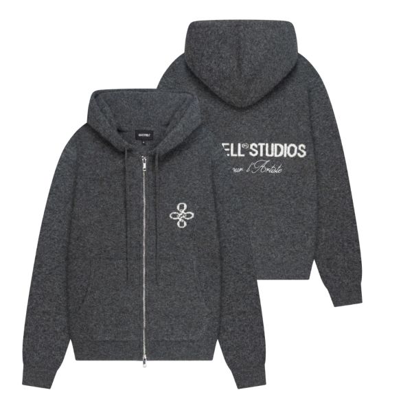 Quotrell Calvin Knitted Vest Grijs