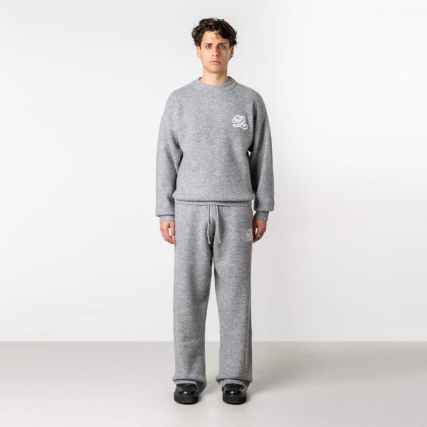 ELAN KNITTED SWEATER | LIGHT GREY MELEE