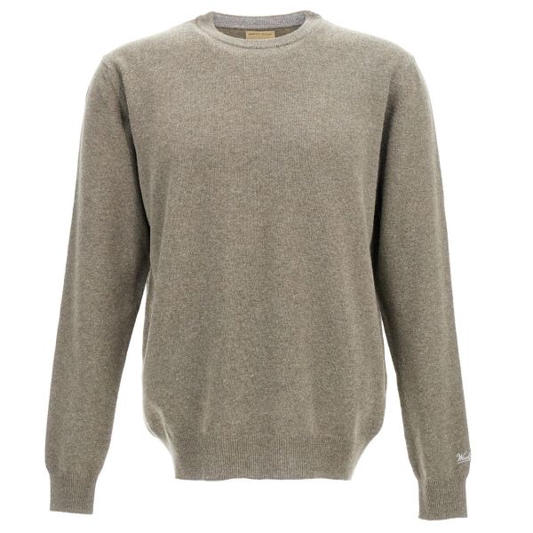 Woolrich Lambswool Sweater Donker Groen