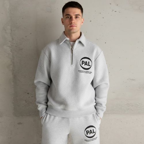 Pal Sporting Goods Company Half Zip sweater Grijs