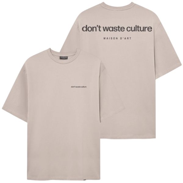 Don't Waste Culture Cleo T-shirt Grijs