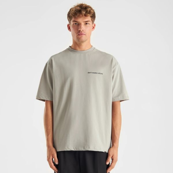 Don't Waste Culture Cleo T-shirt Grijs