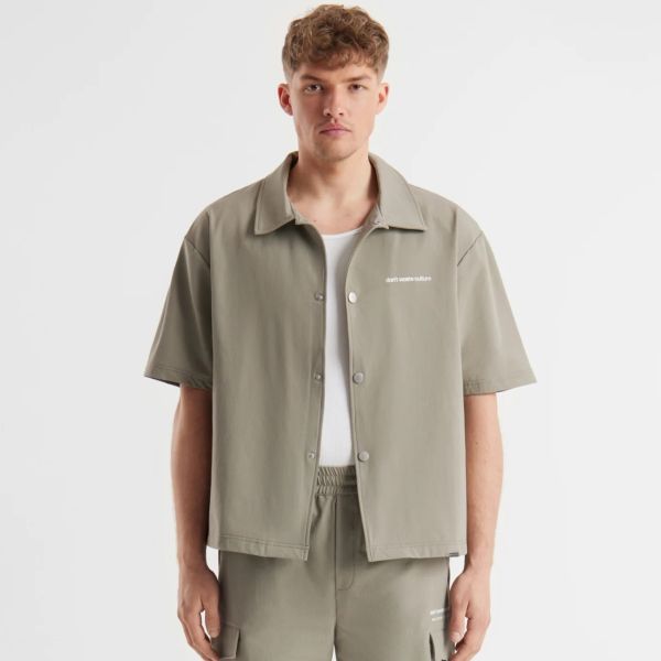 Don't Waste Culture Valoria Overhemd Licht Groen