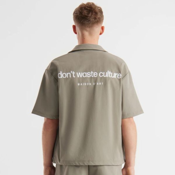 Don't Waste Culture Valoria Overhemd Licht groen