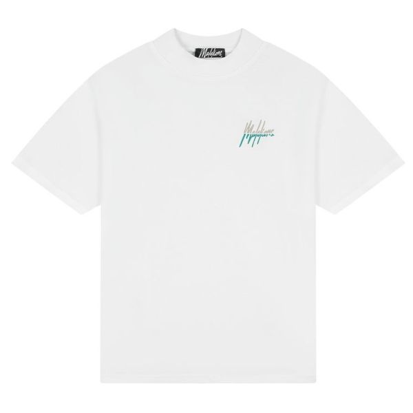 Malelions Oversized Split T-shirt Wit - Afbeelding 5