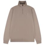 AB Lifestyle Diamond Half-Zip Sweater Beige