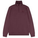 AB Lifestyle Diamond Half-Zip Sweater Paars