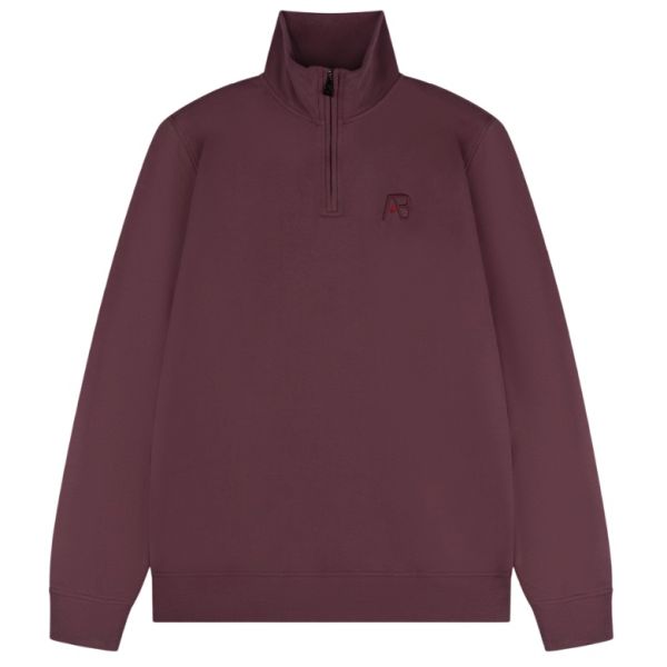 AB Lifestyle Diamond Half-Zip Sweater Paars