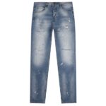 AB Lifestyle Macau Regular Bleach Jeans Blauw