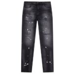AB Lifestyle Macau Regular Bleach Jeans Zwart