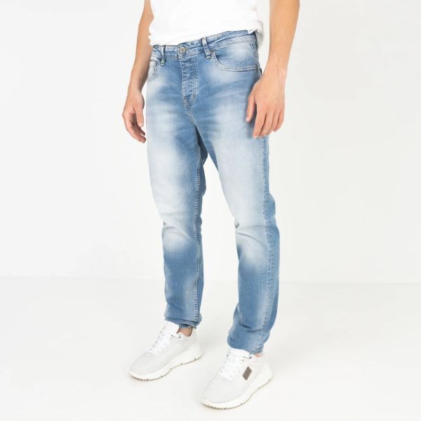 AB Lifestyle Monaco Regular Plain Jeans Blauw